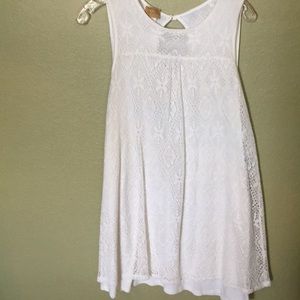 White Ella Moss Dress